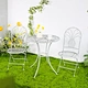 wrought iron garden table set